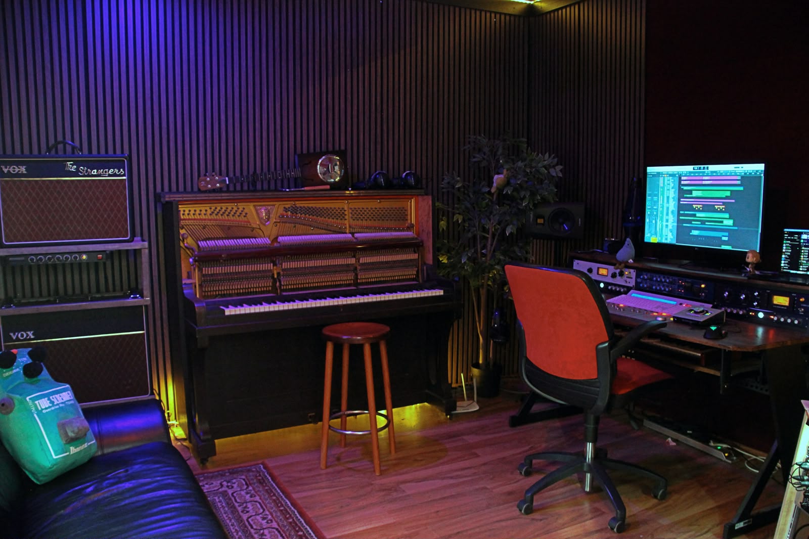 Detailaufnahme aus dem Horizont Recording Studio